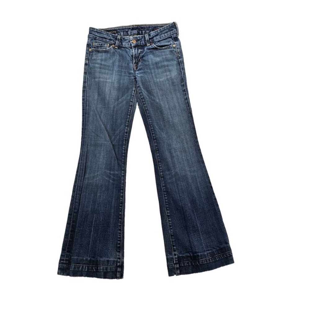 Citizens of Humanity Flare Jeans Faye 003 Stretch Low Waist Wide Leg Womens 27